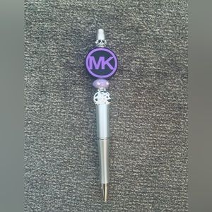 Purple and silver pen